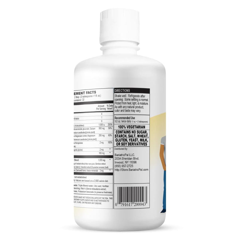 BariatricPal Liquid Advanced Calcium and Magnesium Supplement (Orange Vanilla Flavor) 