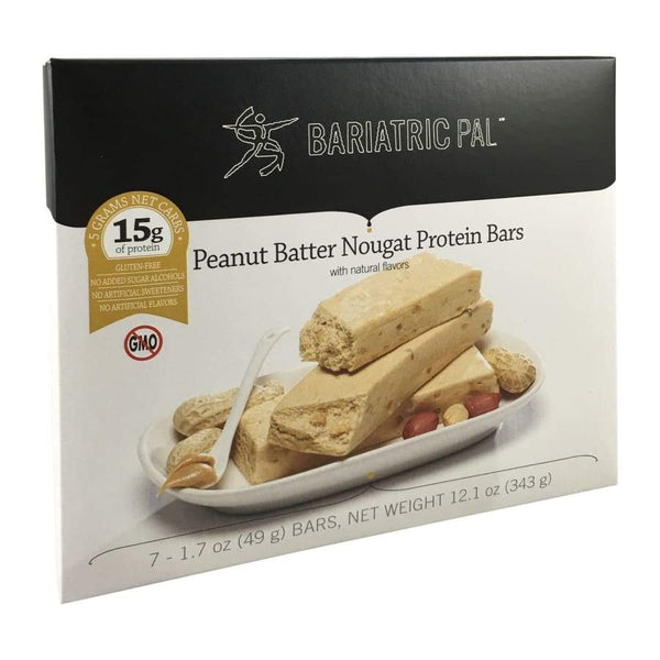 BariatricPal Low Carb Protein & Fiber Bars - Peanut Batter Nougat 