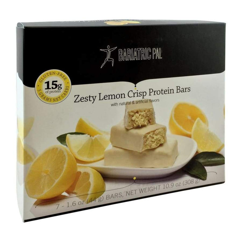 BariatricPal Low Carb Protein & Fiber Bars - Zesty Lemon Crisp 