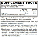 Magnesium Glycinate (400mg) Vegetarian Capsules by BariatricPal - Supports Calmness & Relaxation