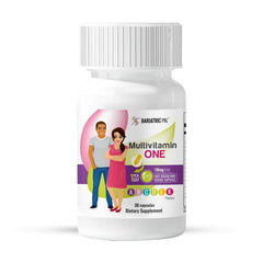 BariatricPal Multivitamin ONE – 1-Per-Day Capsule with 18mg Iron