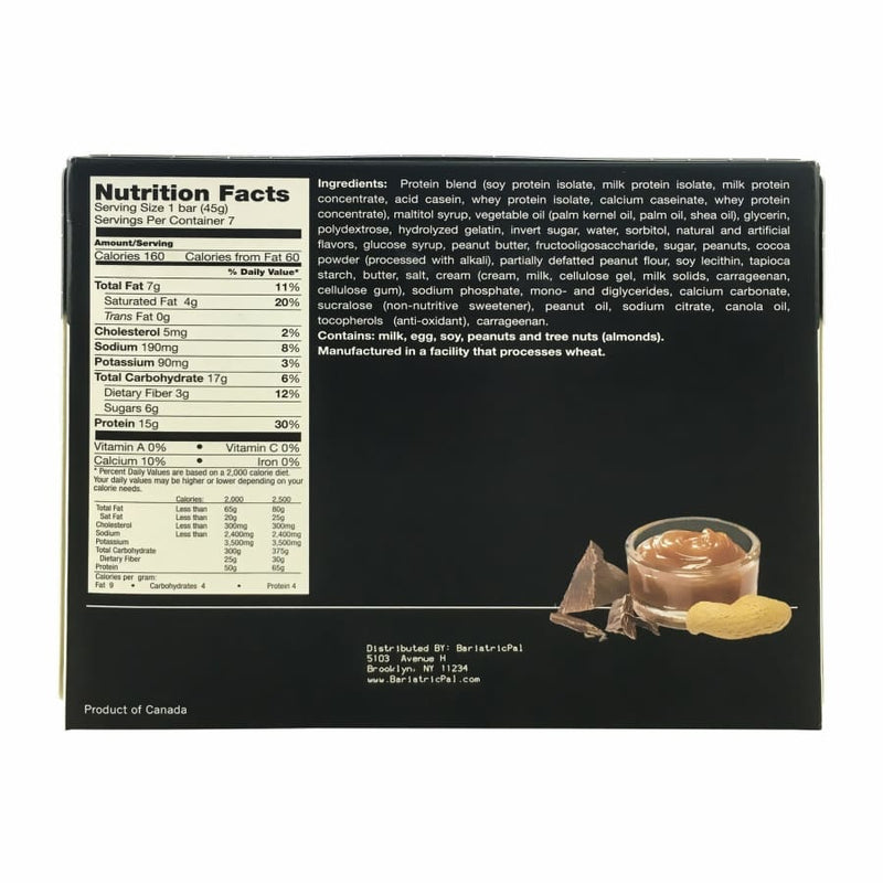 BariatricPal Protein Bars - Nutty Caramel Crunch 