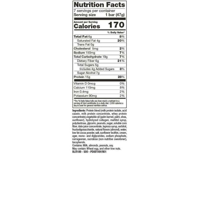BariatricPal Protein & Fiber Bars - Caramel Nut 