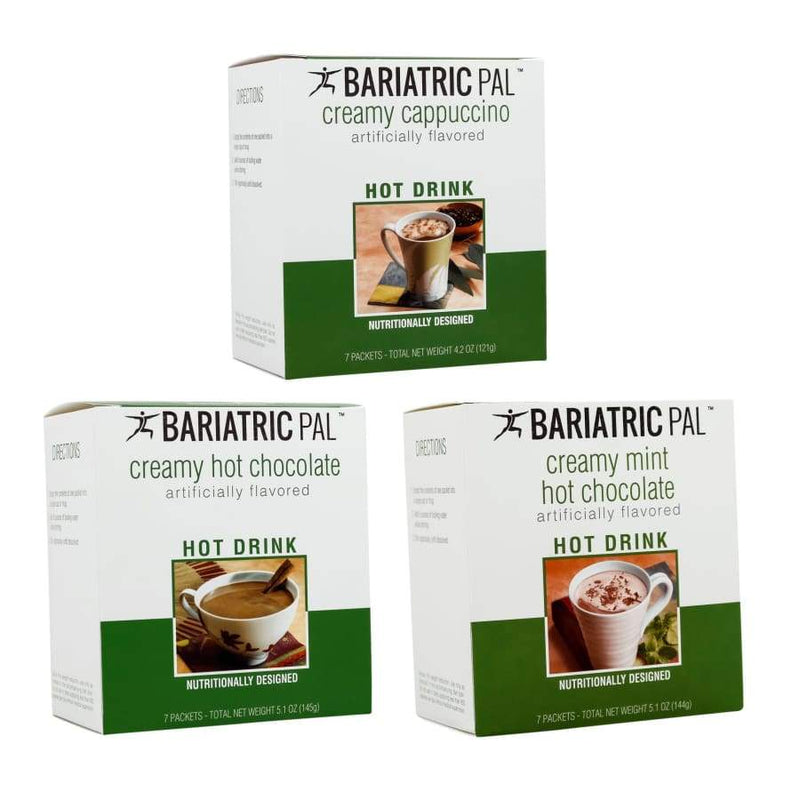 BariatricPal Protein Hot Drink - 3-Flavor Variety Pack 