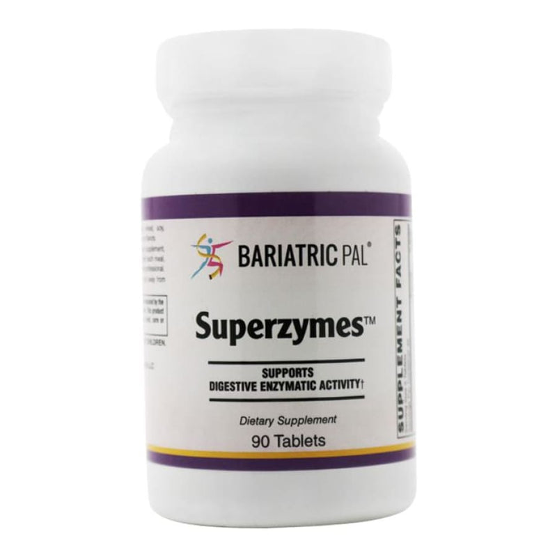 Superzymes Digestive Aid Tablets by BariatricPal - Supports Digestive Enzymatic Activity 