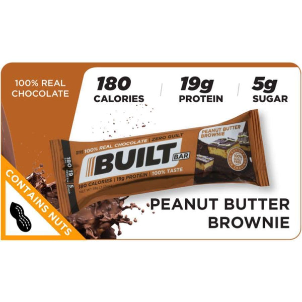 Built High Protein Bar - Peanut Butter Brownie 