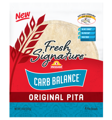 Mission Foods Carb Balance Fresh Signature Pita 4 Pita Breads (CLEARANCE: Best by December 23, 2025)