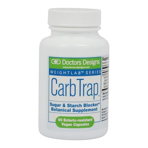CarbTrap Sugar & Starch Blocker (90 Tablets) by Doctors Designs 