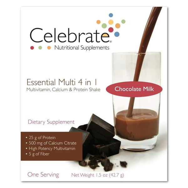 Celebrate ENS Essential Multi 4 in 1 Shake (Protein, Multivitamin, Calcium, and Fiber) 