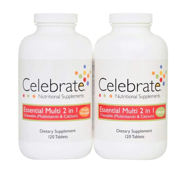Celebrate Multivitamin with Calcium Citrate 2 In 1 - Chewable 