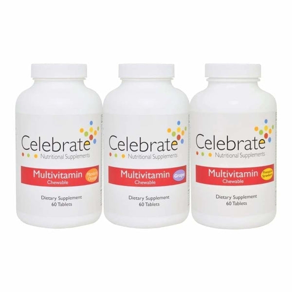 Celebrate Multivitamin Chewable - Available in 3 Flavors! 