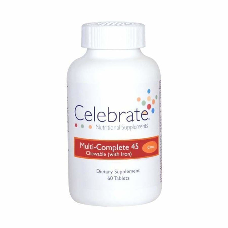 Celebrate Multivitamin Complete with 45mg Iron Chewable - Available in 2 Flavors! 