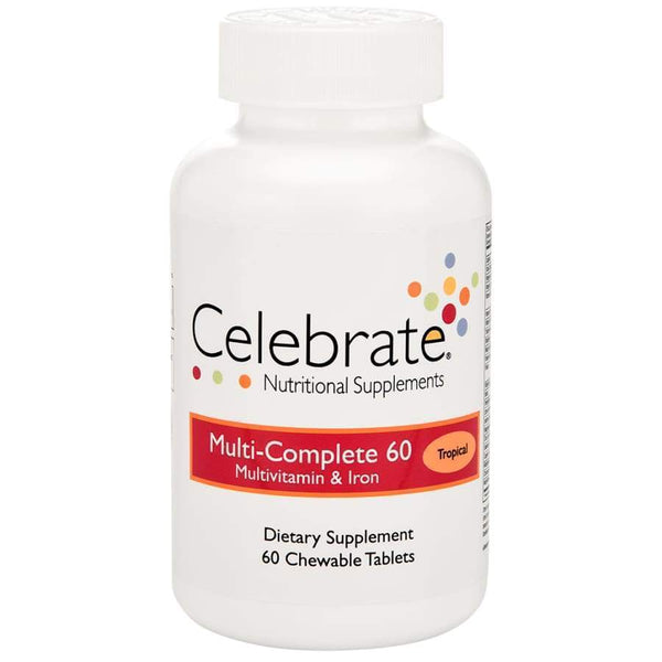 Celebrate Multivitamin Complete with 60mg Iron - Chewable 