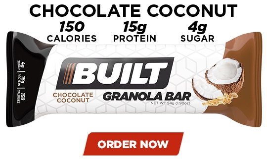 Built Bar Protein Granola Bar - Chocolate Coconut 