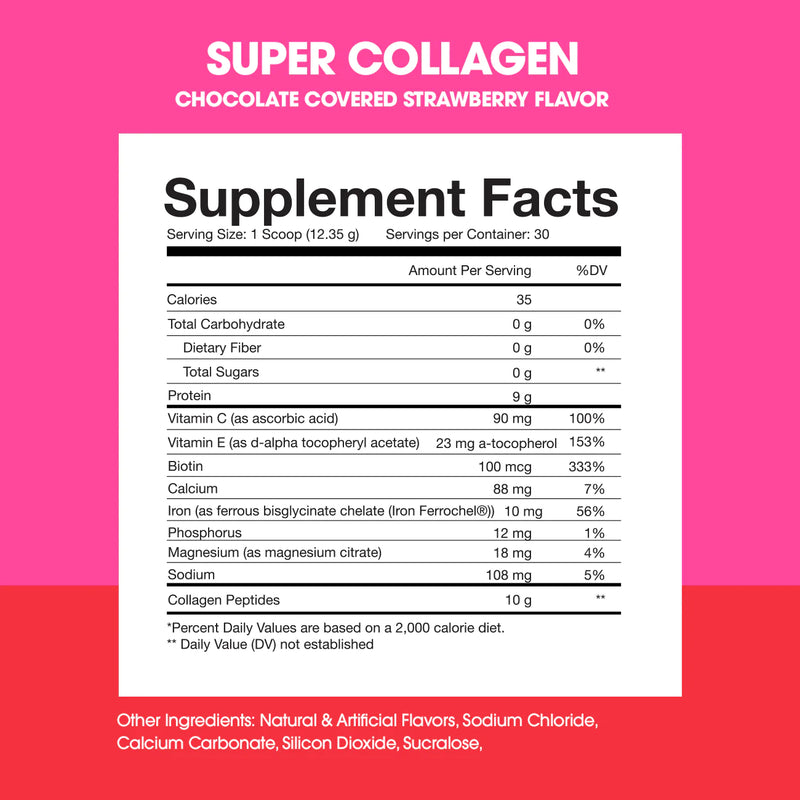 Super Collagen Protein Powder by Obvi - Caramel Macchiato 