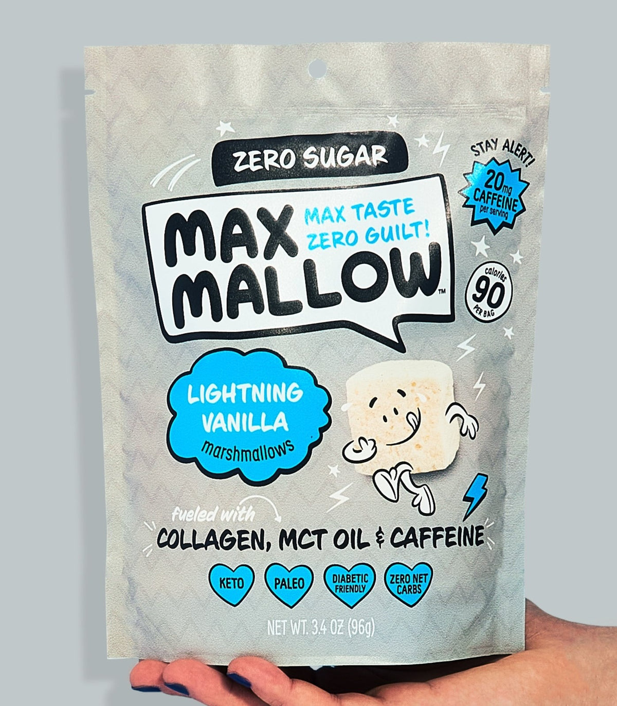Know Brainer Foods Max Mallow Sugar Free Marshmallows by Know