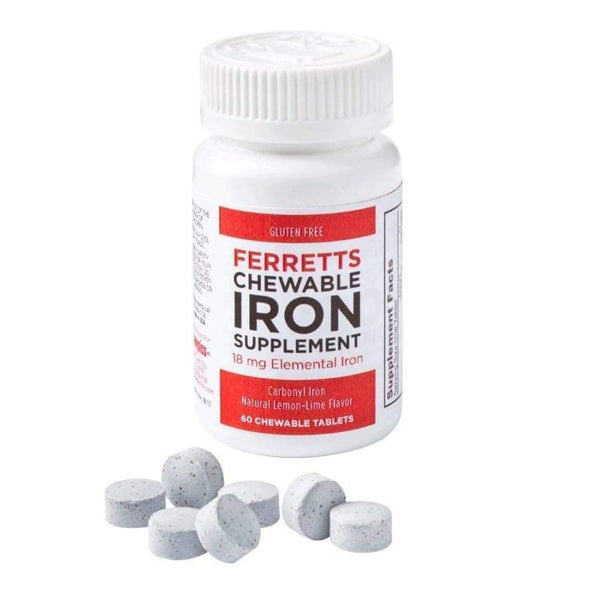Ferretts Iron (18mg) - Chewable Tablets (60) 