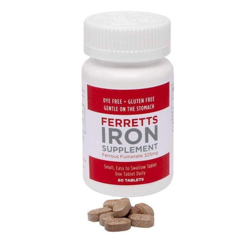 Ferretts Super High Potency Iron Supplement (106mg) - Tablets (60) 