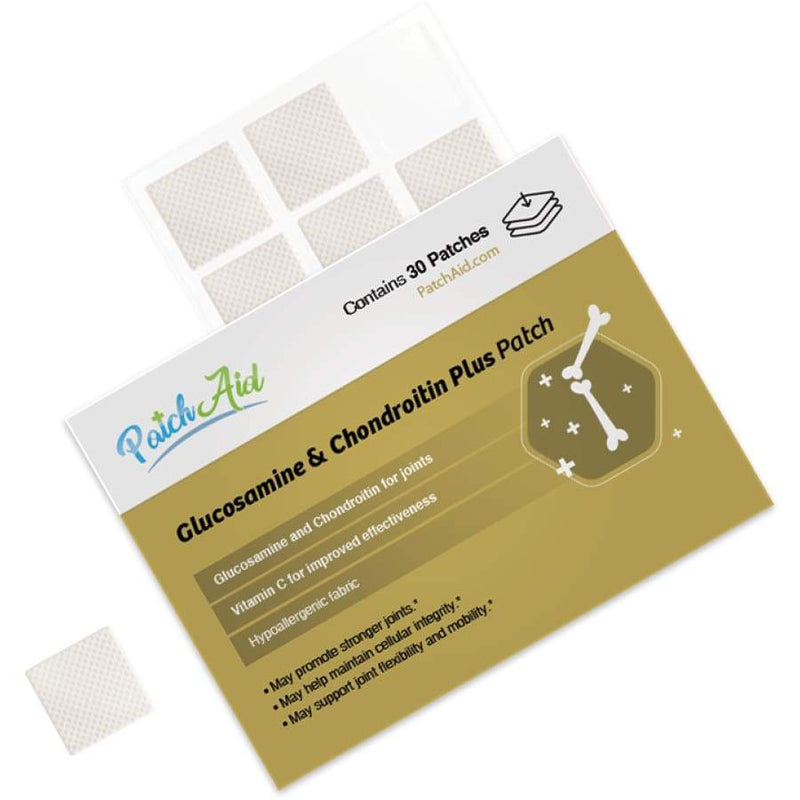 Glucosamine and Chondroitin Topical Plus Vitamin Patch by PatchAid 