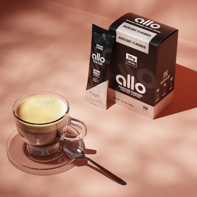 Protein Powder For Hot Coffee (Non-Creamer) by Allo Nutrition 