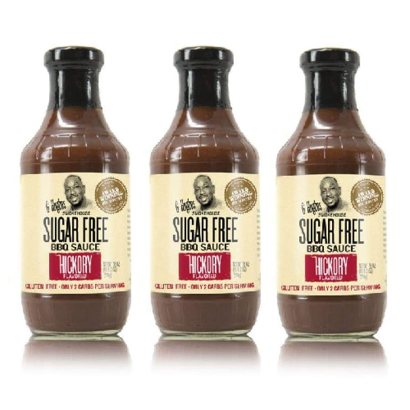 G Hughes' Smokehouse Sugar-Free BBQ Sauce - Hickory Flavored - High-quality BBQ Sauce by G Hughes at 