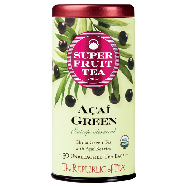 Organic Açaí Green Superfruit Tea Bags By The Republic Of Tea 