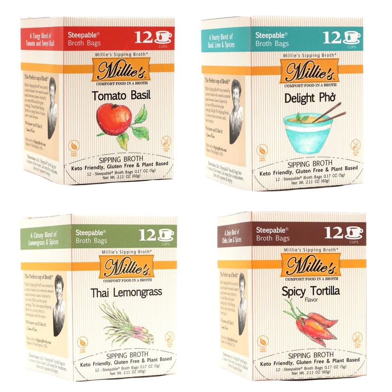 Millie's Sipping Broth - Variety Pack 