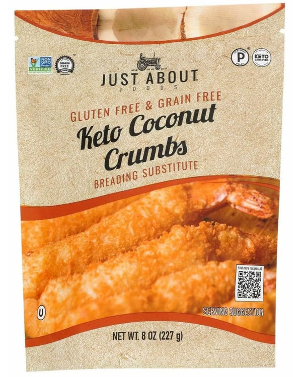 Just About Foods Keto Coconut Crumbs 8 oz 