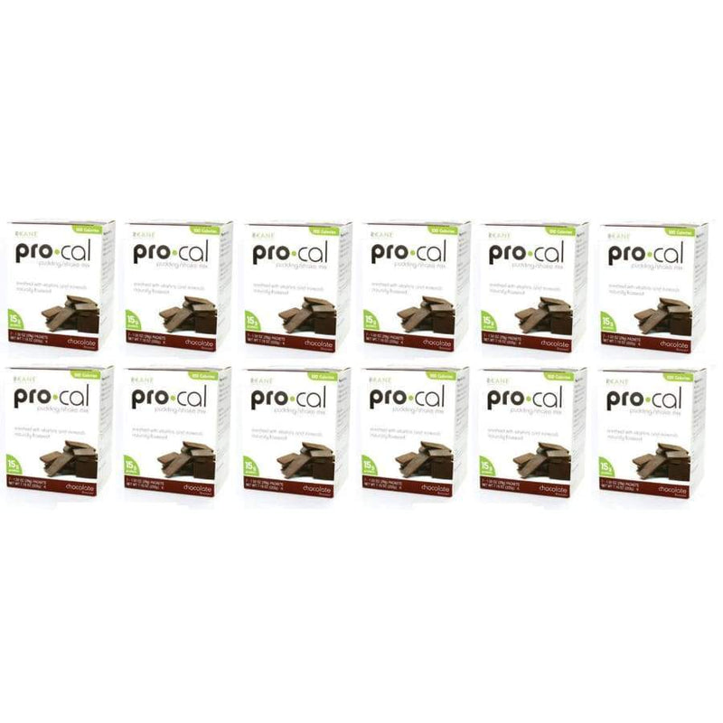 R-Kane Nutritionals Pro-Cal Pudding/Shake Mix, Low Calorie Protein Shake  Powder, Meal Replacement Shakes, Mocha-Flavored Boost Drink, Kosher, 15g