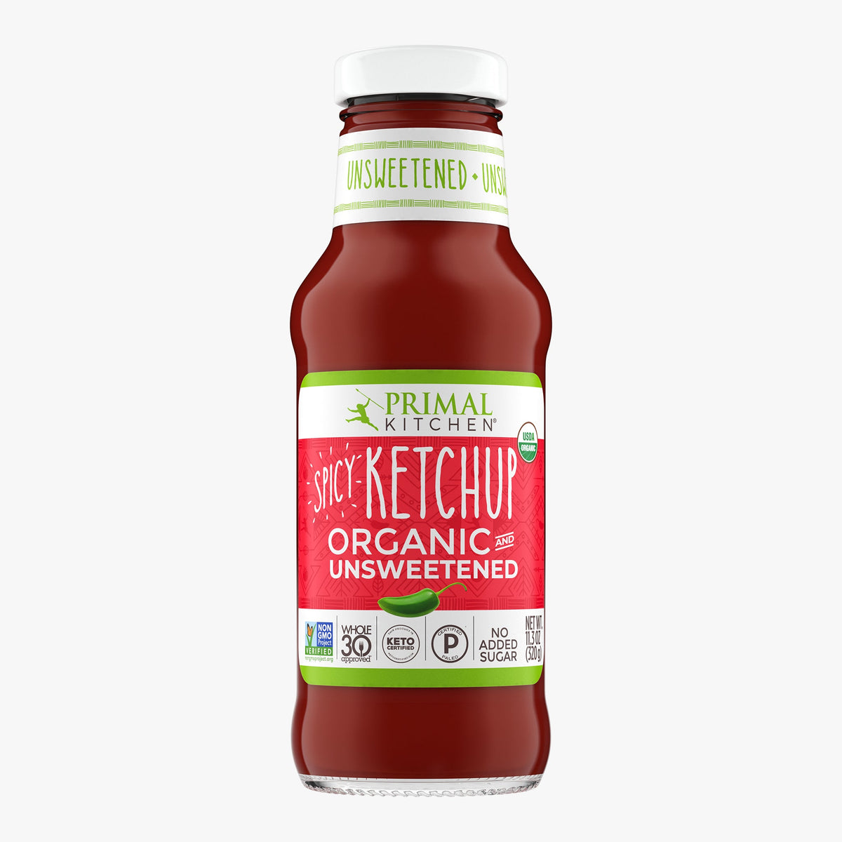 Primal Kitchen Unsweetened Ketchup, Organic 11.3 oz by Primal Kitchen -  Exclusive Offer at $7.49 on Netrition