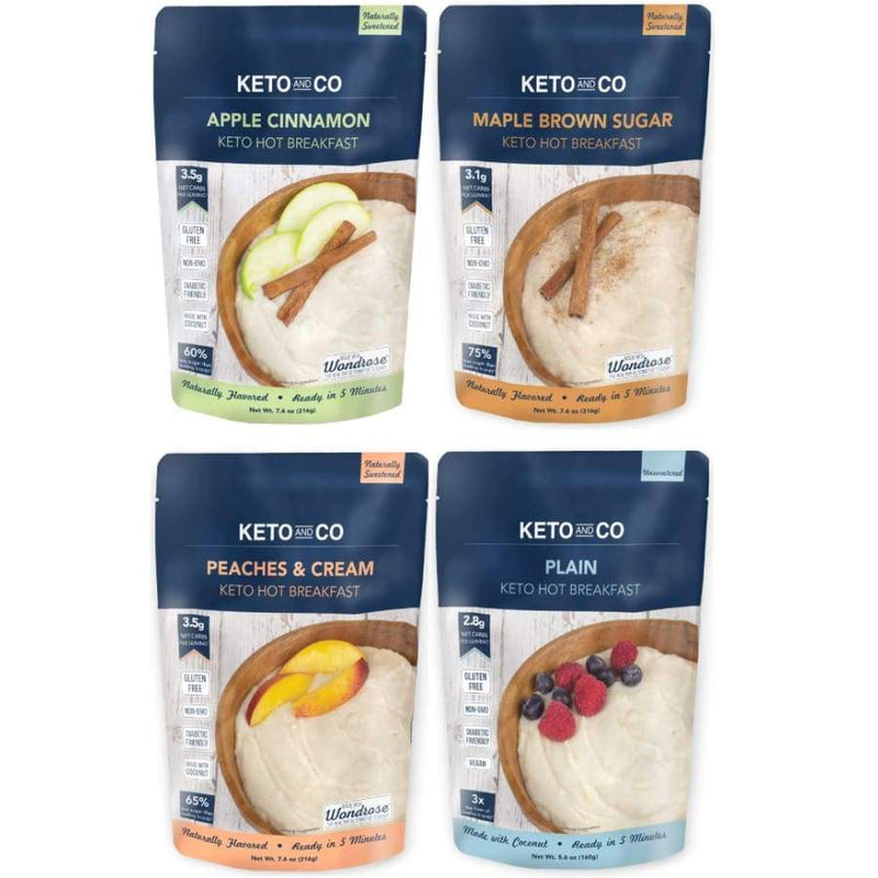 Keto Hot Breakfast by Keto and Co - Variety Pack 