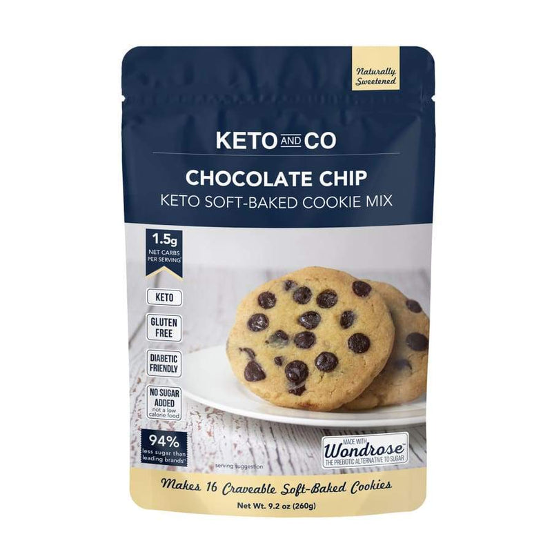 Keto Soft-Baked Cookie Mix by Keto and Co - Chocolate Chip 