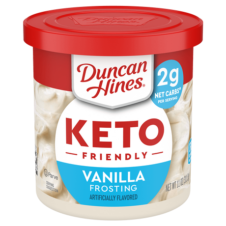Duncan Hines Keto Friendly Frosting - Vanilla 11 oz