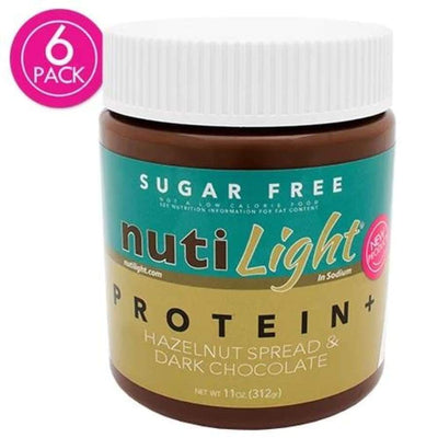 NutiLight Protein + Hazelnut Spread & Dark Chocolate, Sugar Free 11 oz. 