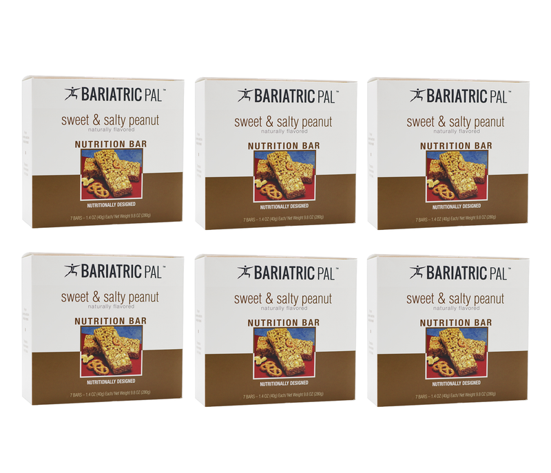 BariatricPal 10g Protein Snack Bars - Sweet & Salty Peanut Bar 