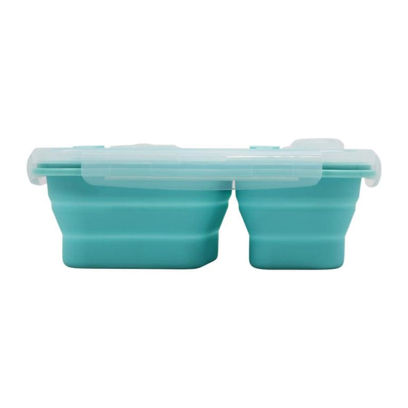 Portion Control Bento Lunch Box, Storage Container & Plate by BariatricPal - Collapsible, Leak-Proof & Available in 2 Colors! 