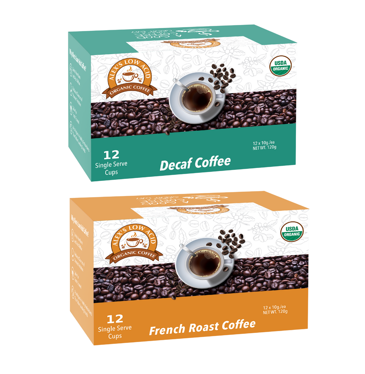 Alex s Low Acid Organic Coffee Perfectly Prepared Host K Cup Variety Pack by Alex s Low Acid Coffee Exclusive Offer at 29.98 on Netrition