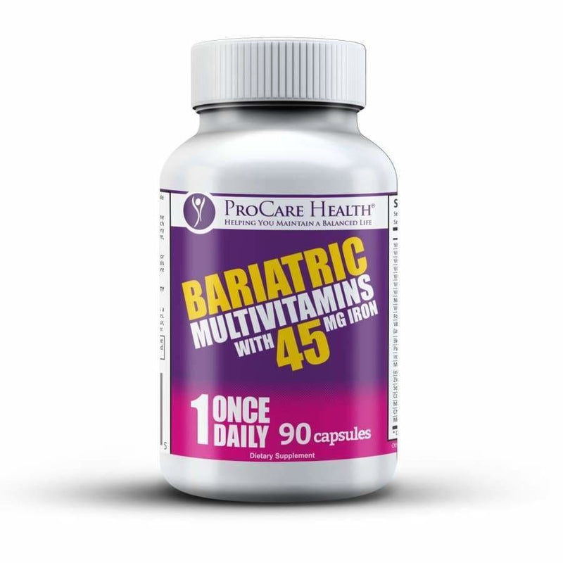 ProCare Health "1 per Day!" Bariatric Multivitamin Capsule with 45mg Iron 