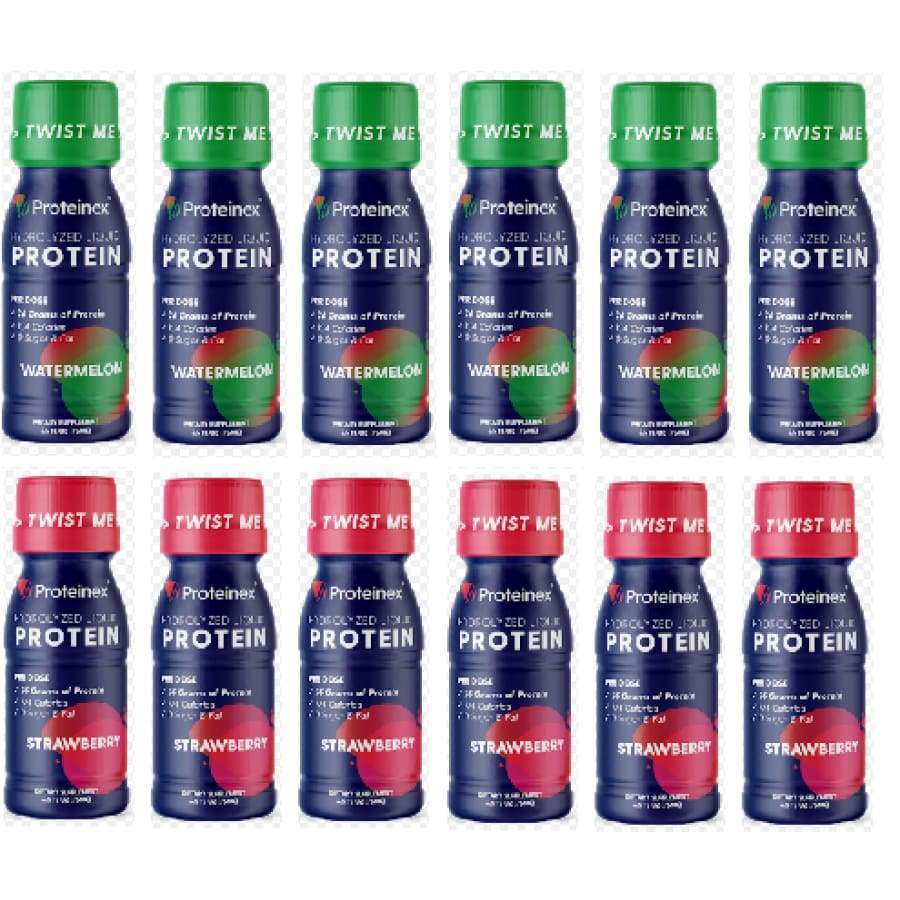 Proteinex 2go Liquid Predigested 26g Protein Shots - Variety Pack