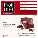 Proti Diet 10g Protein Wafer Bars - Chocolate 