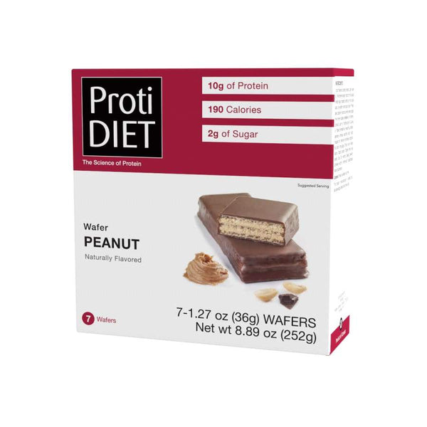 Proti Diet 10g Protein Wafer Bars - Peanut 