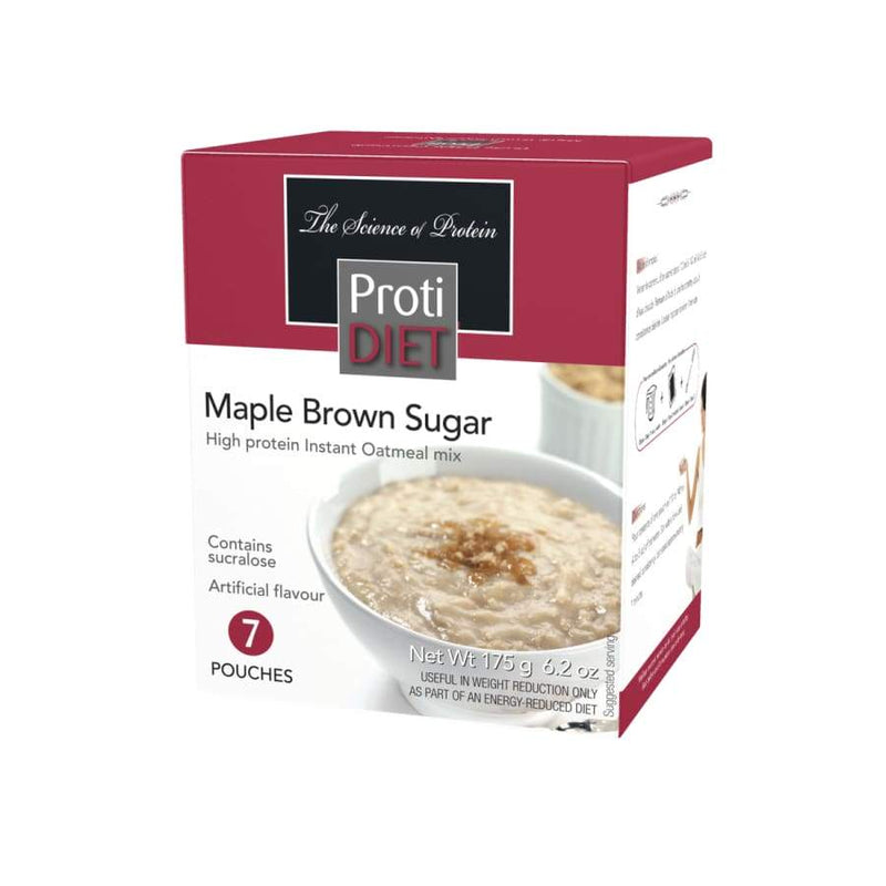 Proti Diet 15g Hot Protein Breakfast - Maple Brown Sugar Oatmeal 