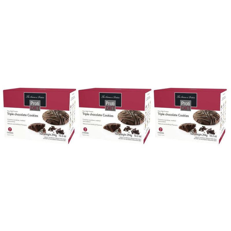 Proti Diet 15g Protein Cookies - Triple Chocolate 