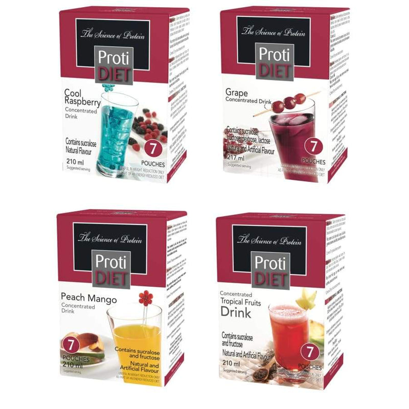 Proti Diet 15g Protein Fruit Concentrates - Variety Pack 