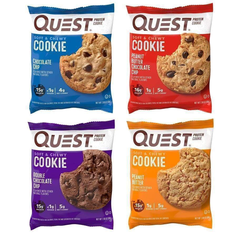 Quest Protein Cookies - 4-Flavor Variety Pack 