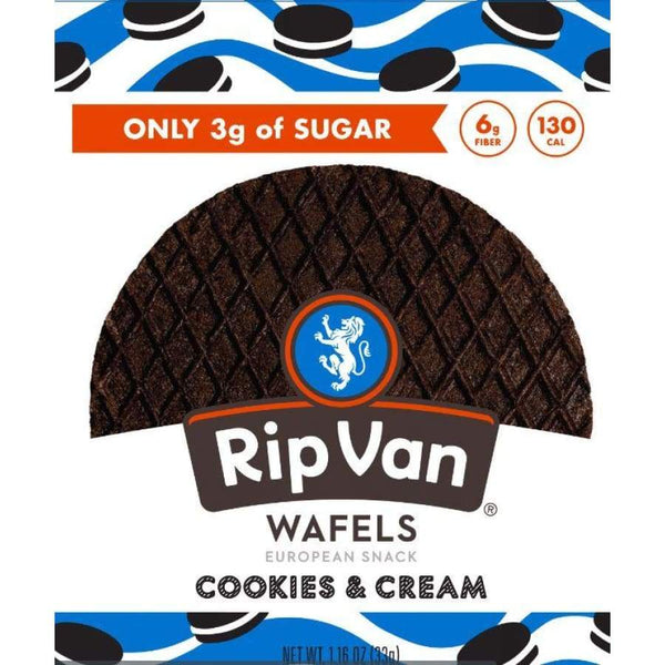 Rip Van Wafels - Cookies and Cream (Low-Sugar) 