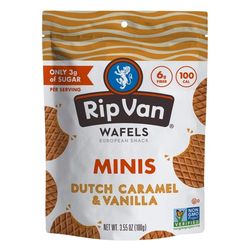 Rip Van Wafels - Dutch Caramel & Vanilla (Low-Sugar) 