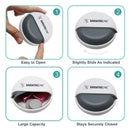Round Locking Travel Pill Organizer by BariatricPal 