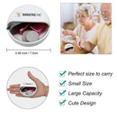 Round Locking Travel Pill Organizer by BariatricPal 