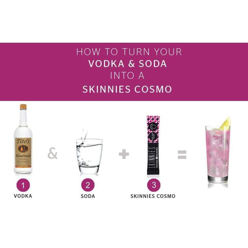 RSVP Skinnies Cocktail Mixers - Variety Pack 